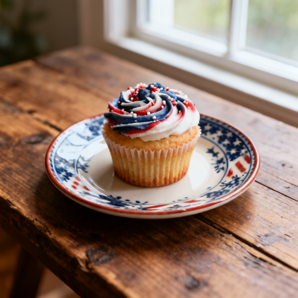 Apelsincupcake med basilikafrosting