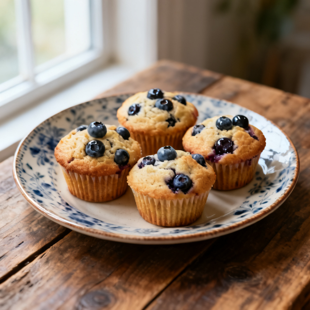 Blåbärsmuffins