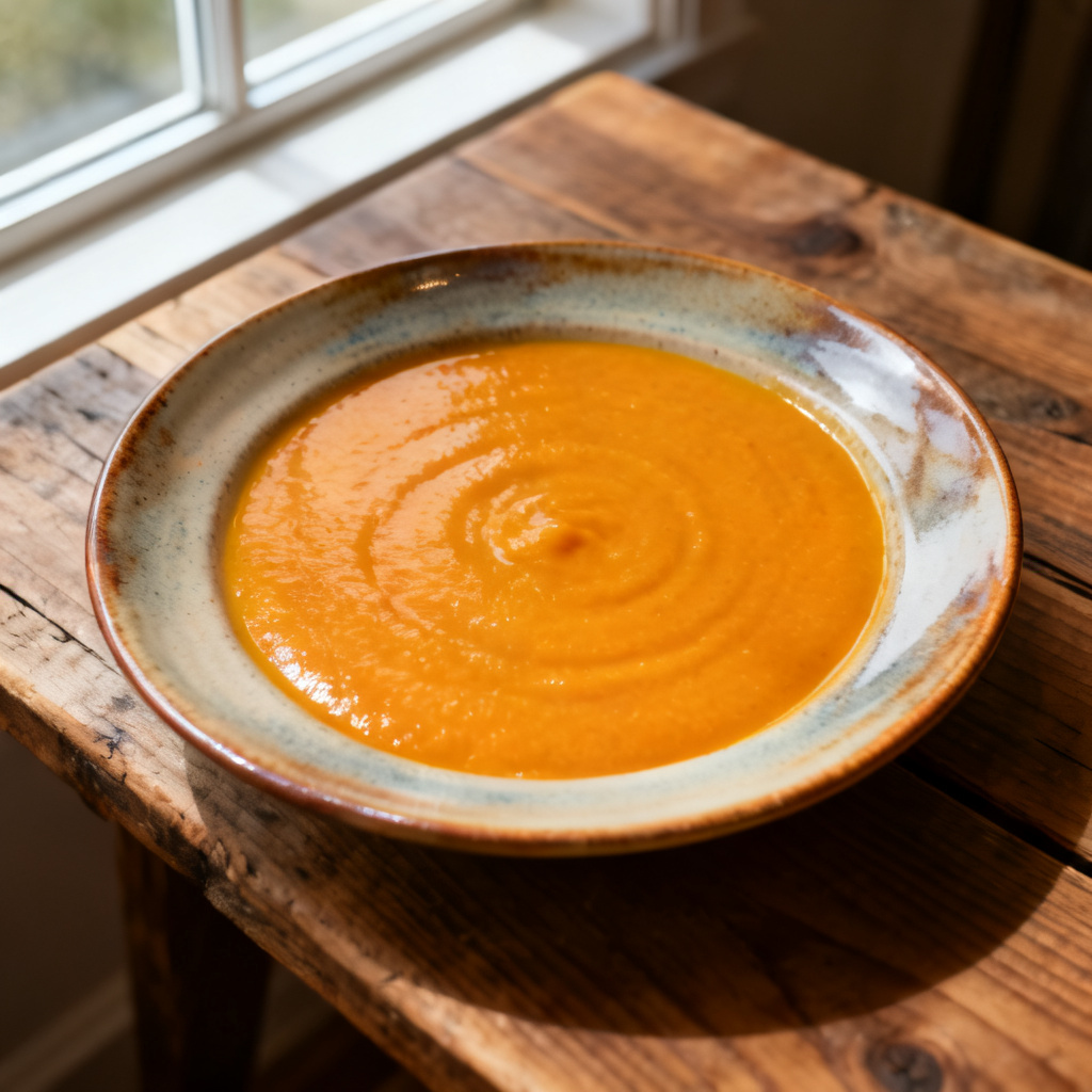 Recept på Butternut Squash-soppa i Slow Cooker