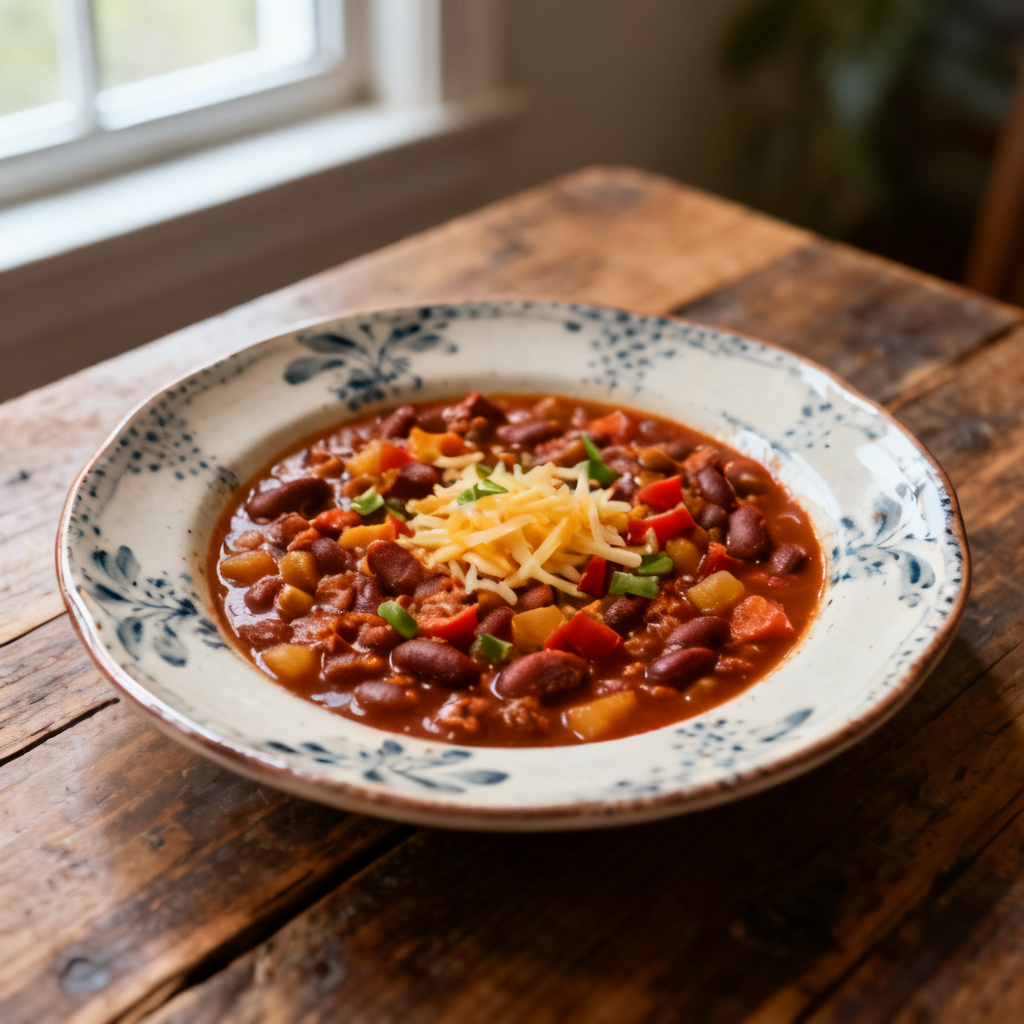 Vit bönchili med kalkon