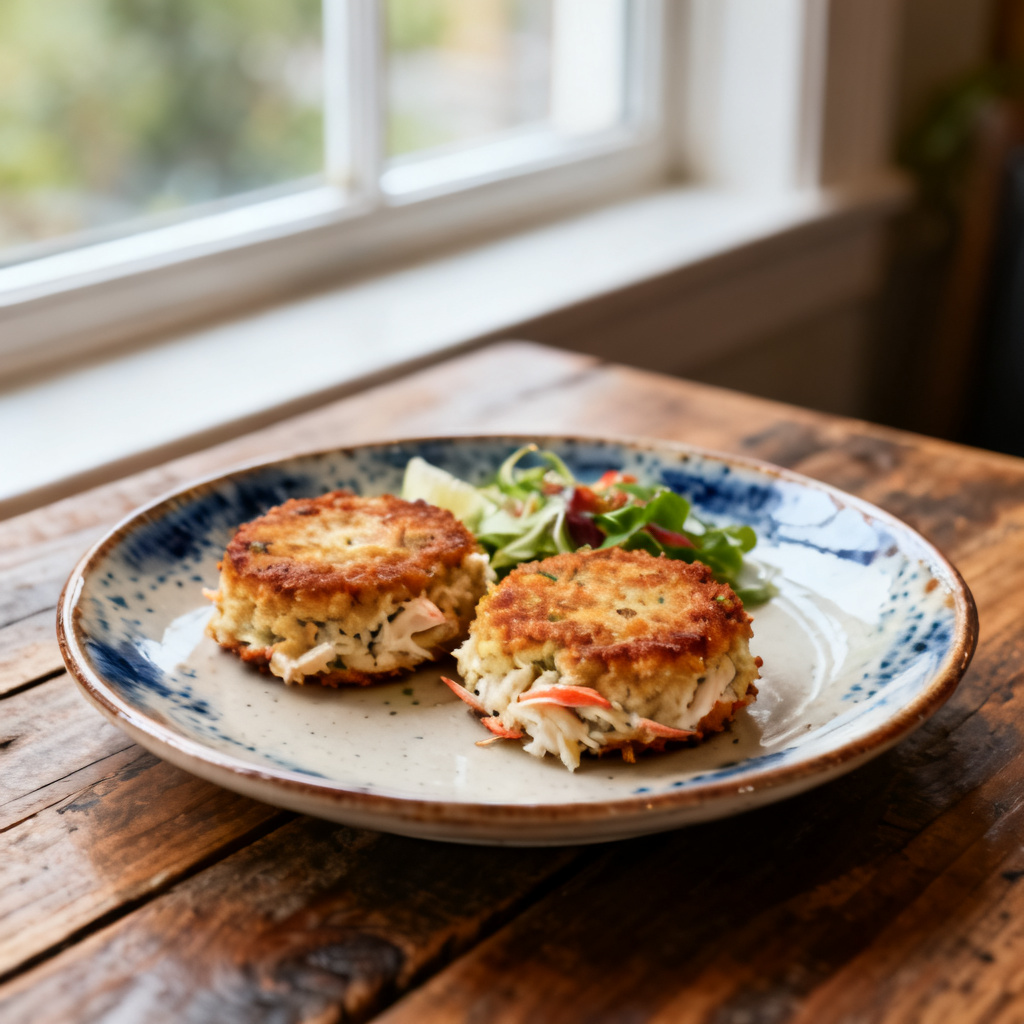 Deviled crab cakes - heta krabbkakor