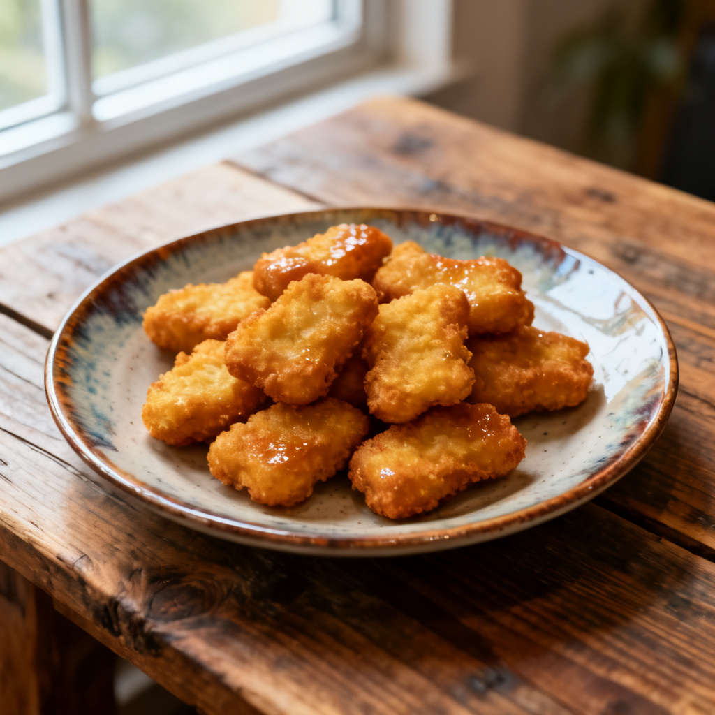 Kycklingnuggets med tzatziki