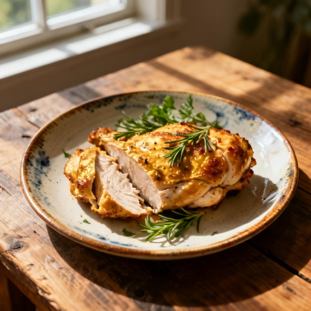 Luftfritterade benfria kycklinglår
