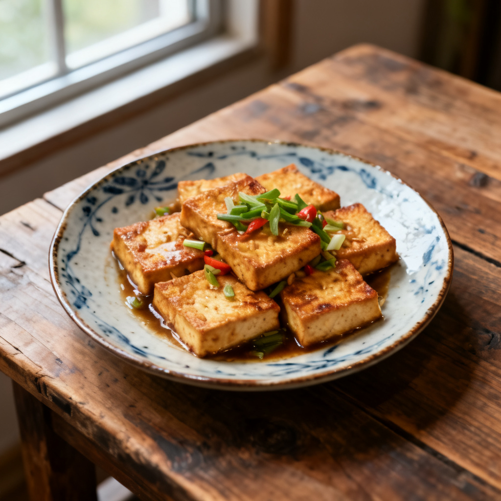 Stekta Tofu-skal
