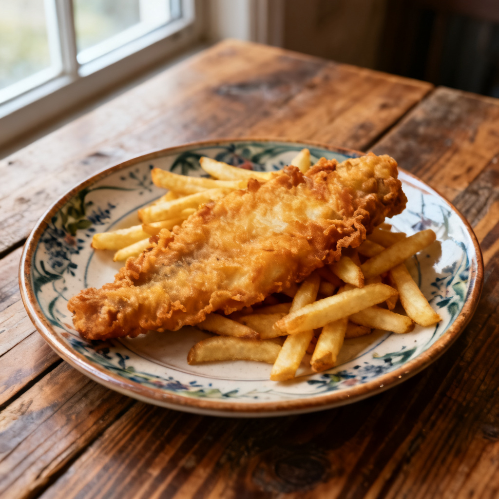 Syrian fish & chips