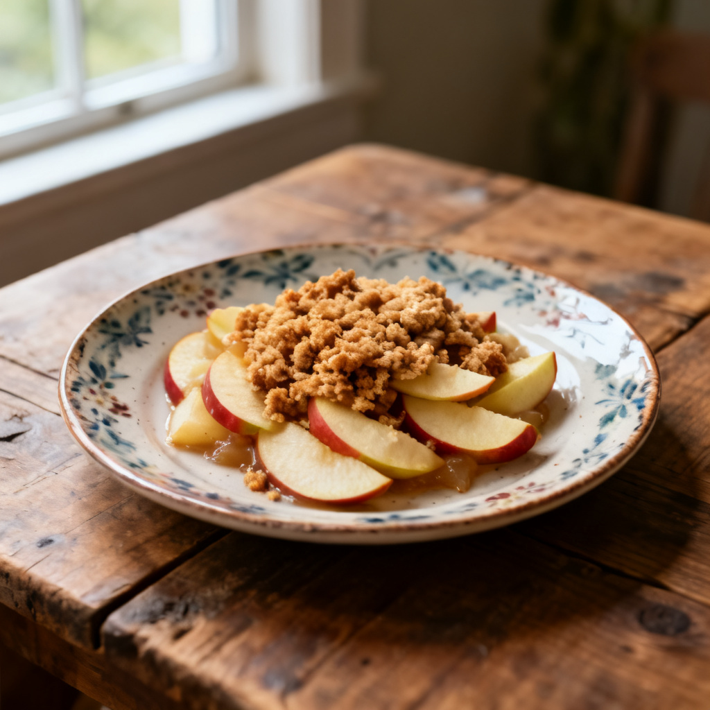 Äppelcrumble Recept