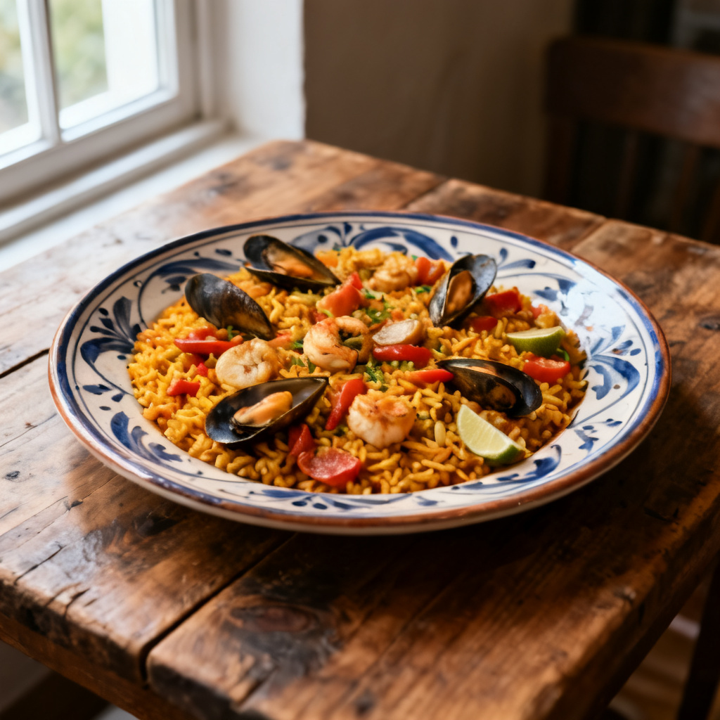 Roast fennel och aubergine paella