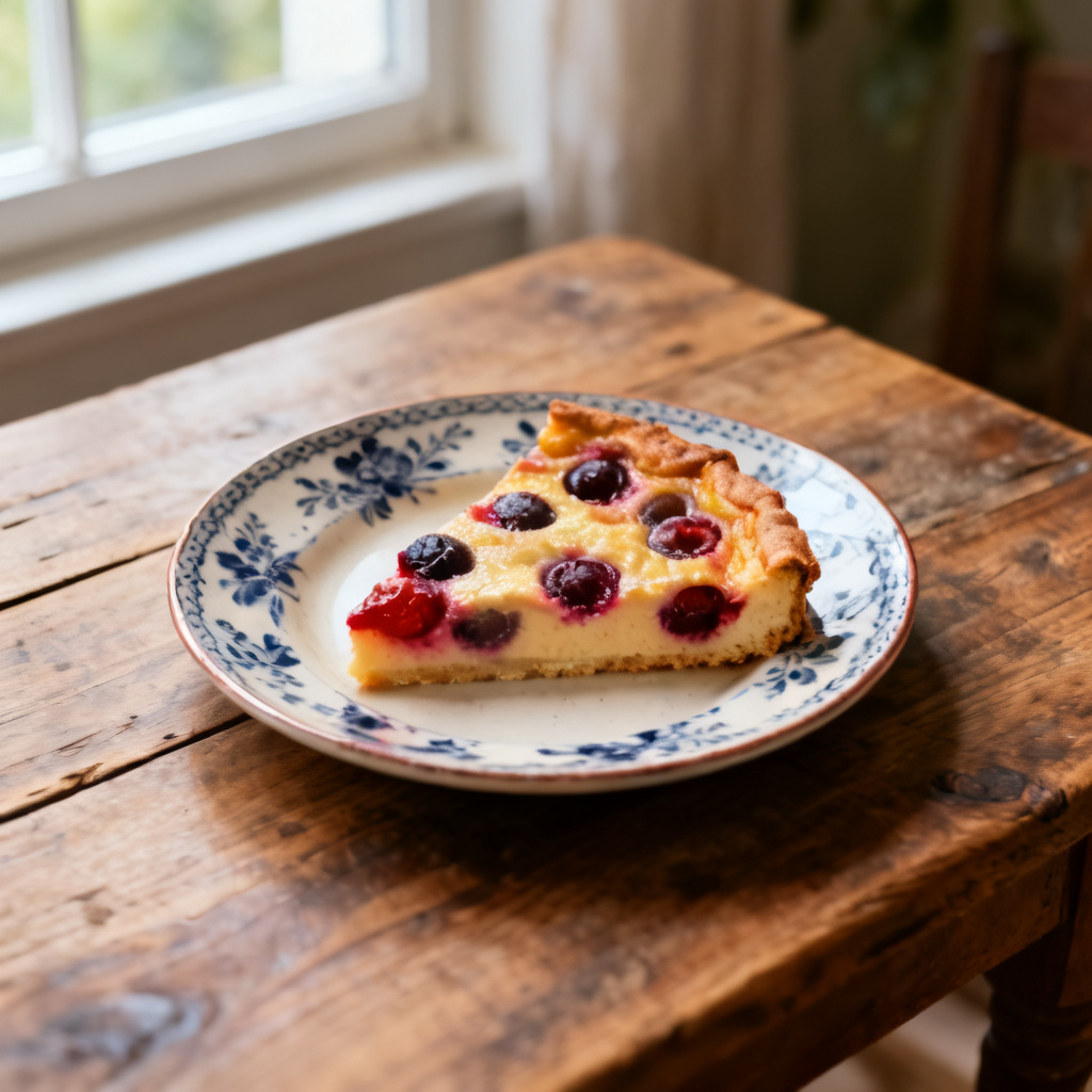 Pumpkin Hazelnut Flaugnarde (Clafoutis)