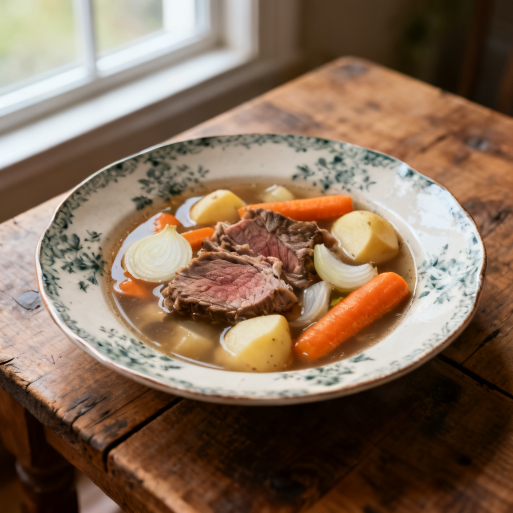 Pot au feu med kryddstarka korvar