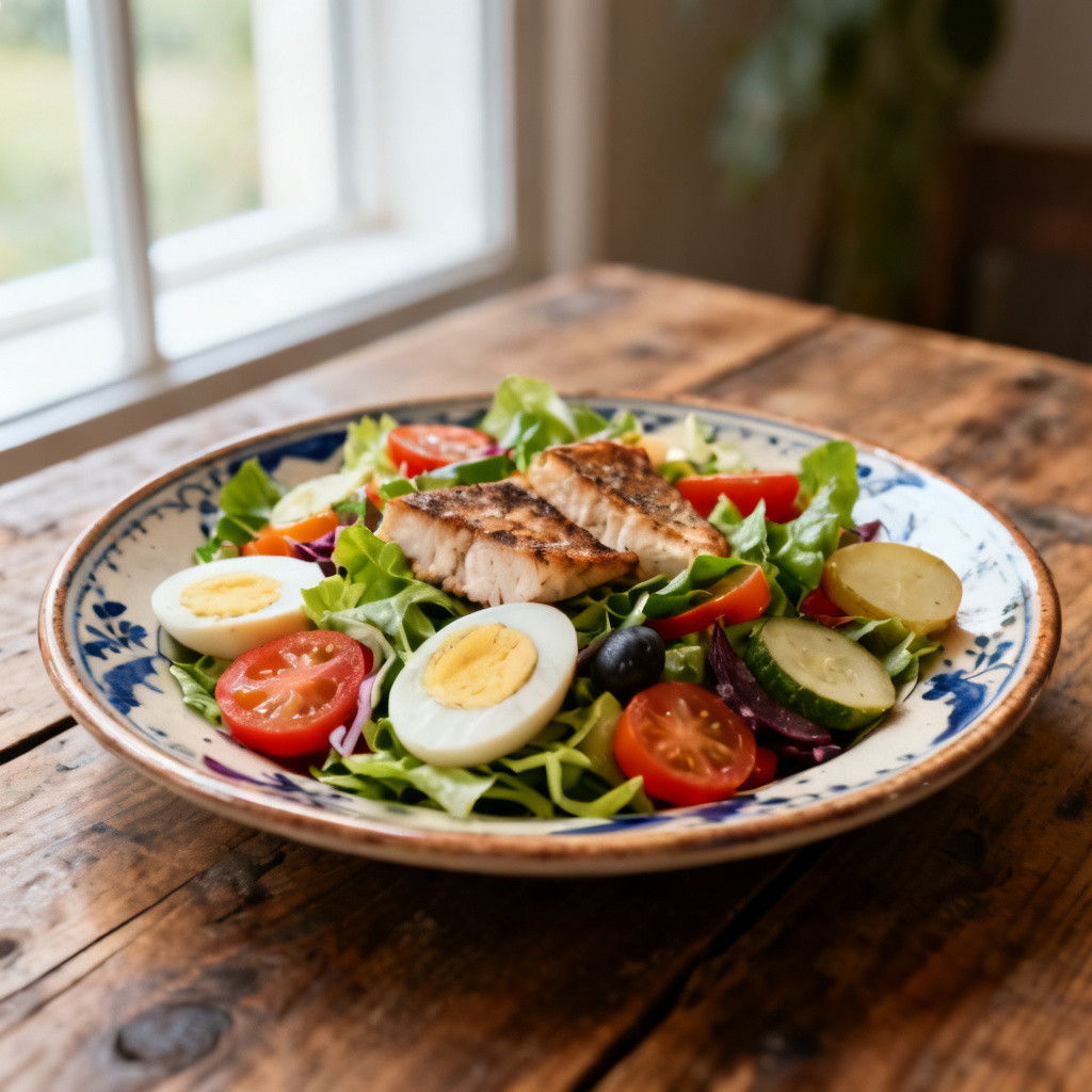 Niçoise-stuffad baguette