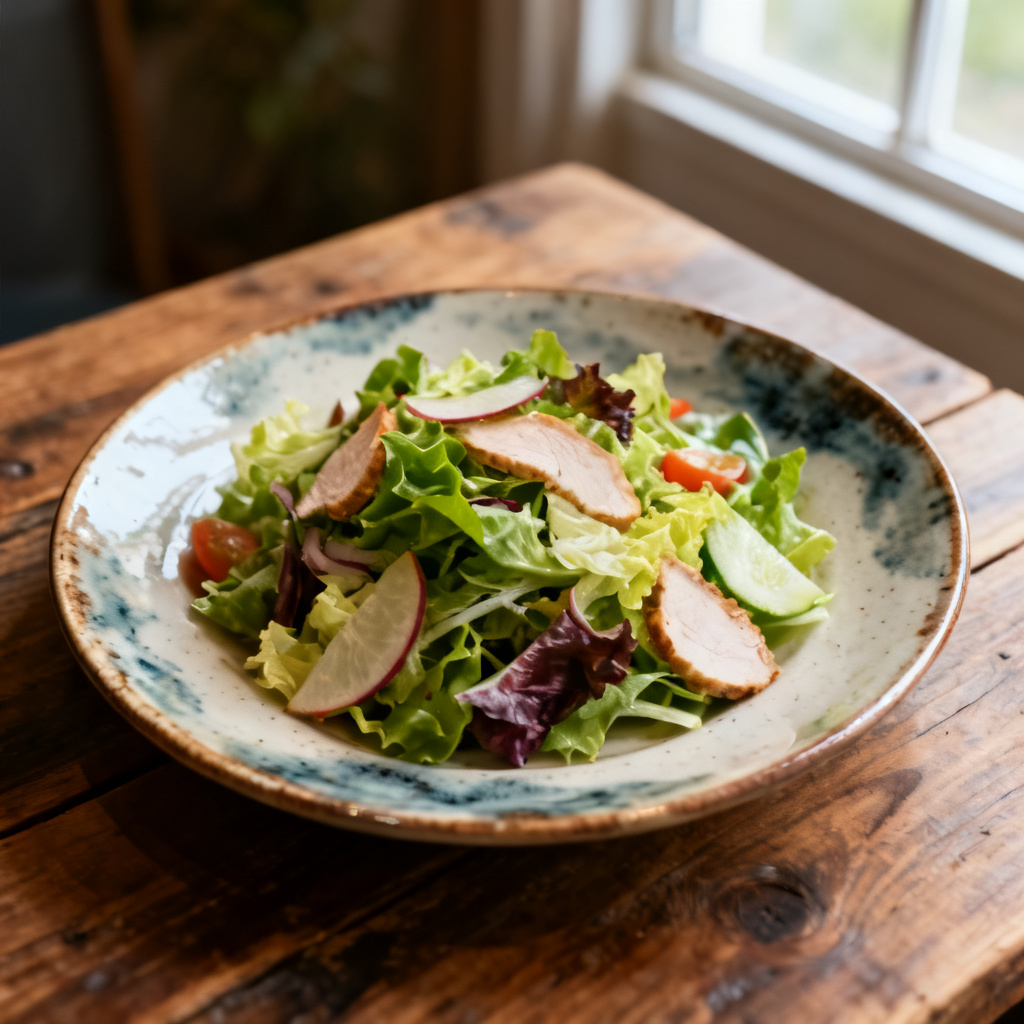 Chèvresallad med rödbetor och senapsdressing