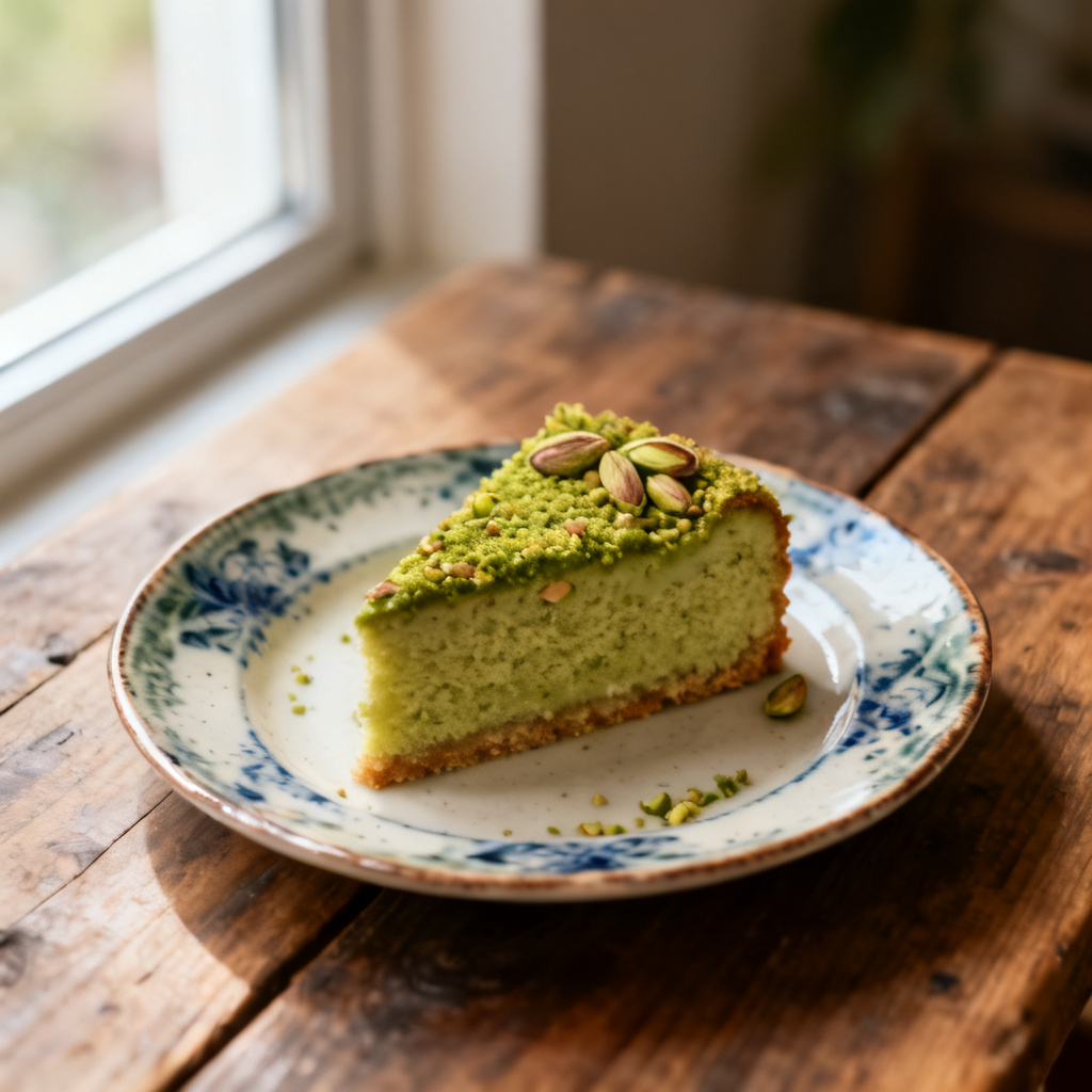 Pistachiotårta