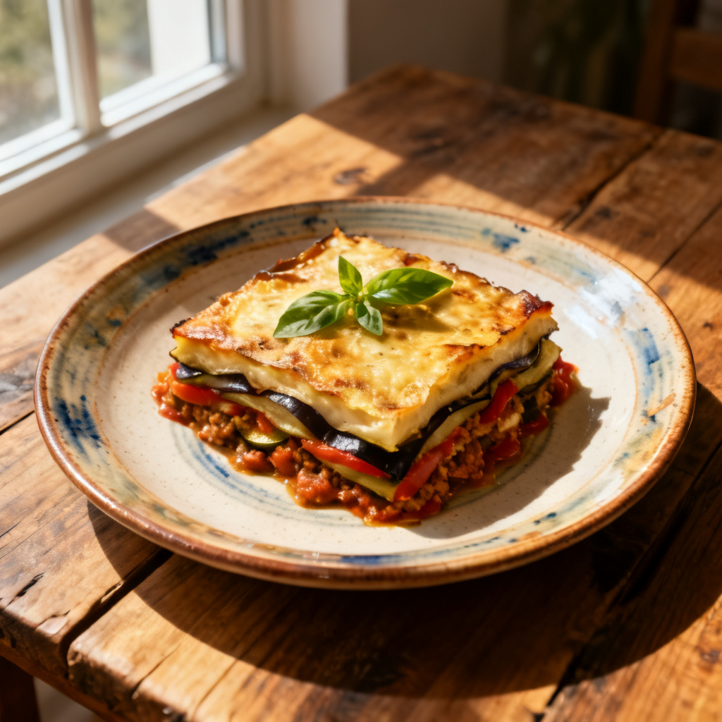 Lätt vegansk moussaka