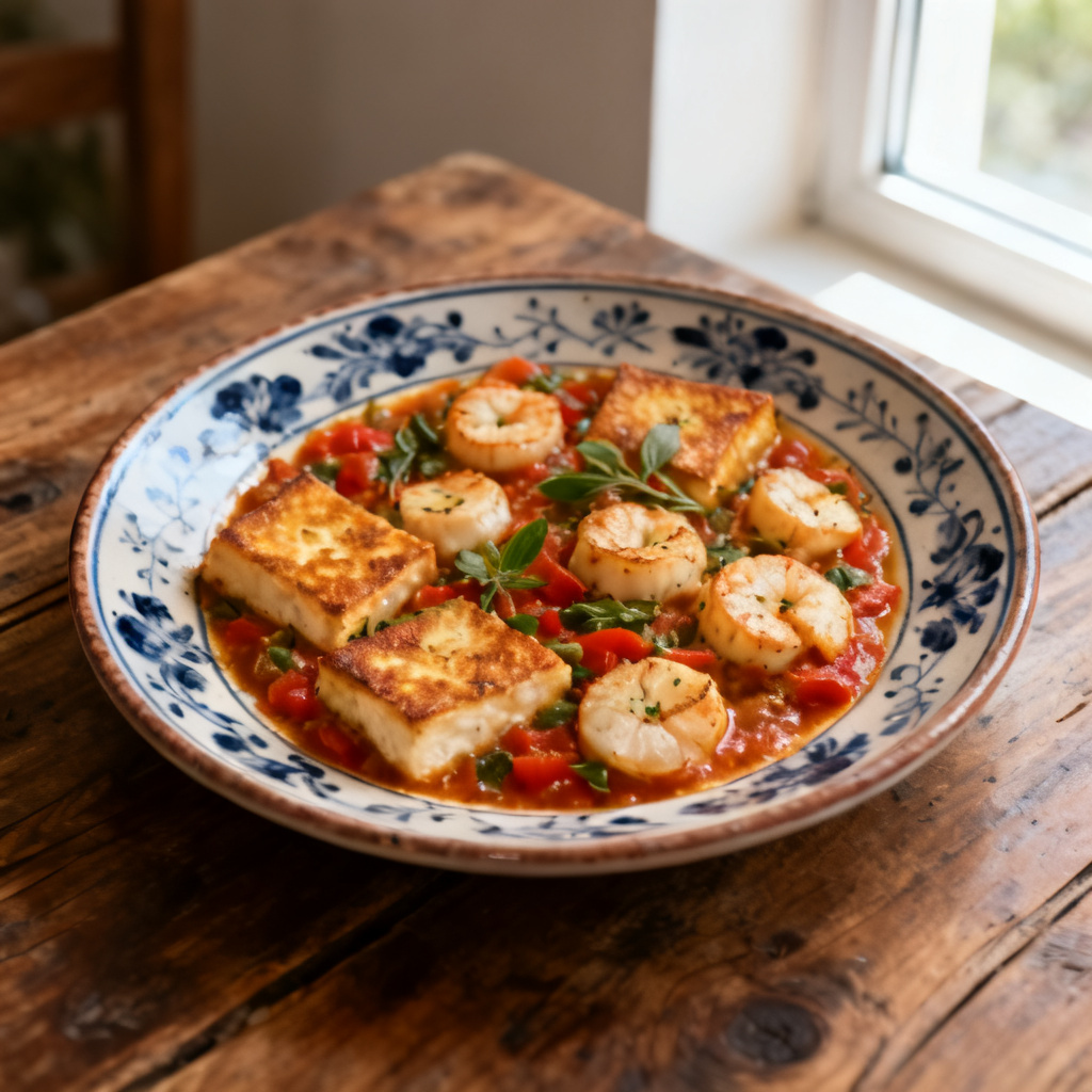 Garides Saganaki