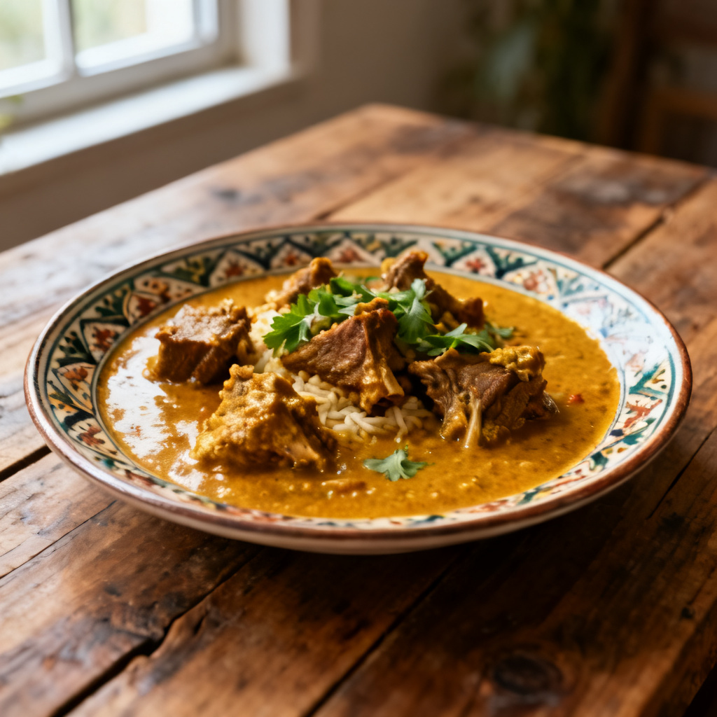 Hemmagjord lammcurry