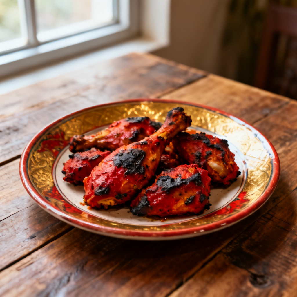 Tandoori cauli wedges