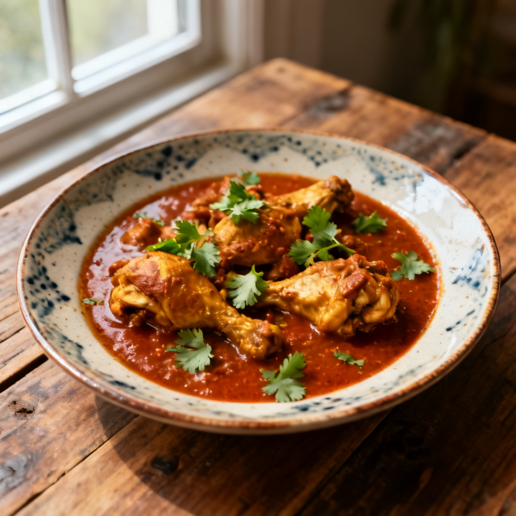 Currykyckling med mango