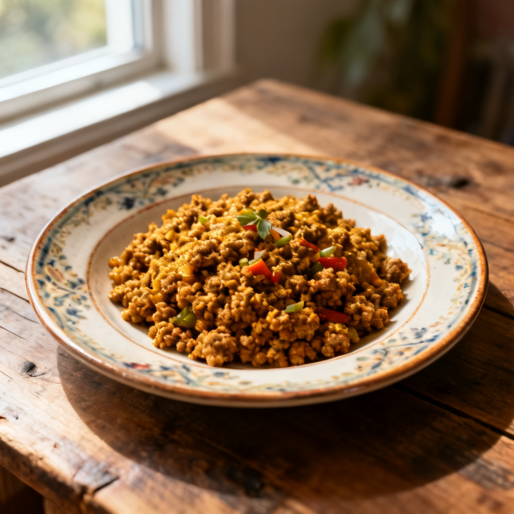 Lammkeema med ärtor