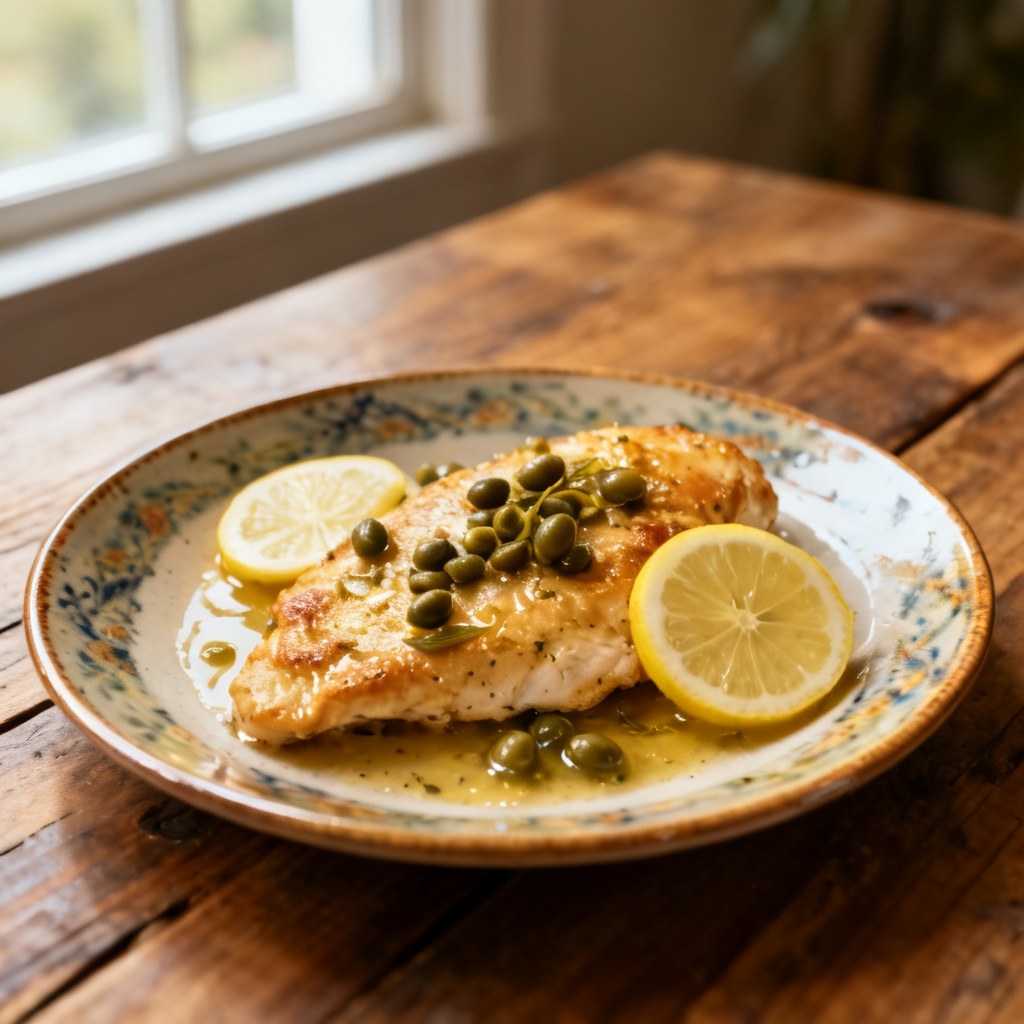 Yuzu Chicken Piccata