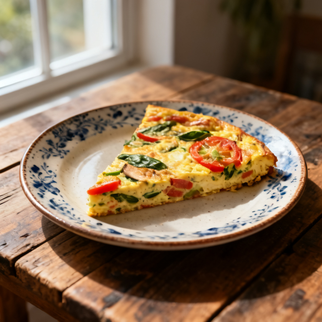 Champinjonlökfrittata