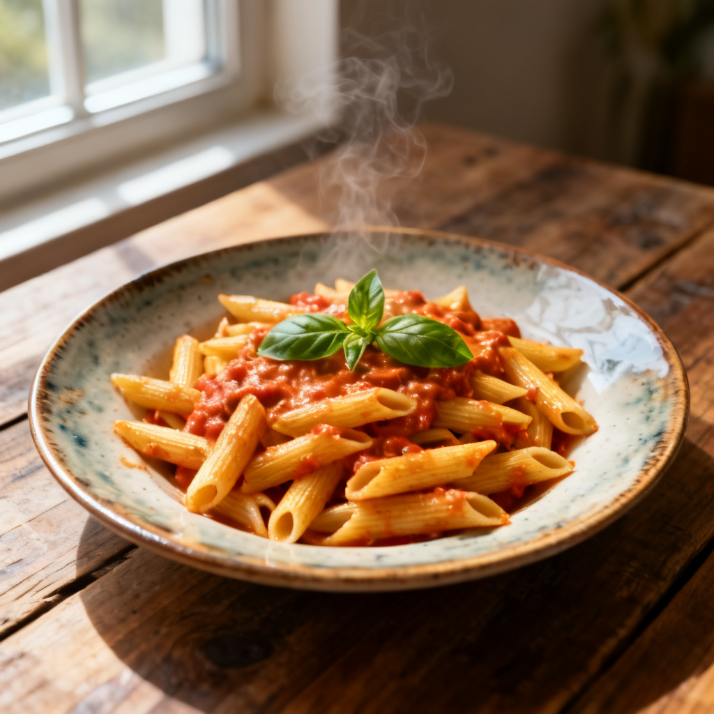 Penne alla Vodka med kyckling