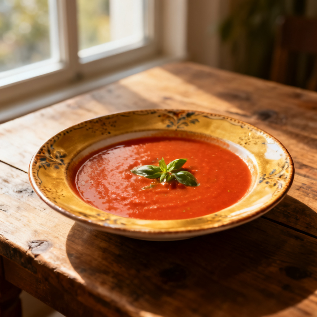 Roostat tomat- och mascarpone-soppa