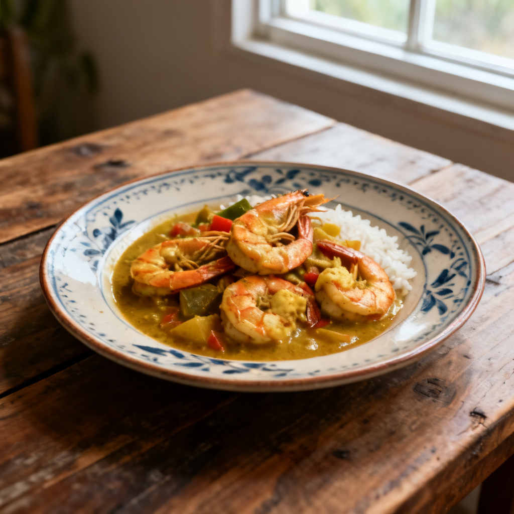 Jamaicansk curryräkrecept