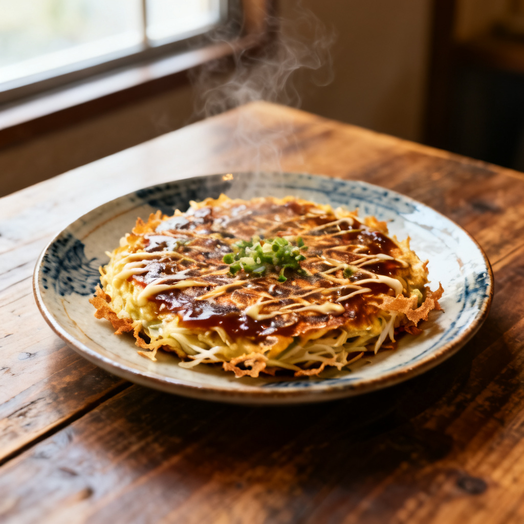 Kålpannkakor (Okonomiyaki)