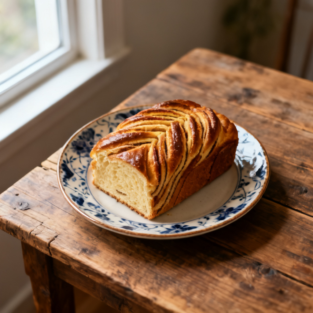 Kanel daddel, honung & pistagemandels babka-bullar