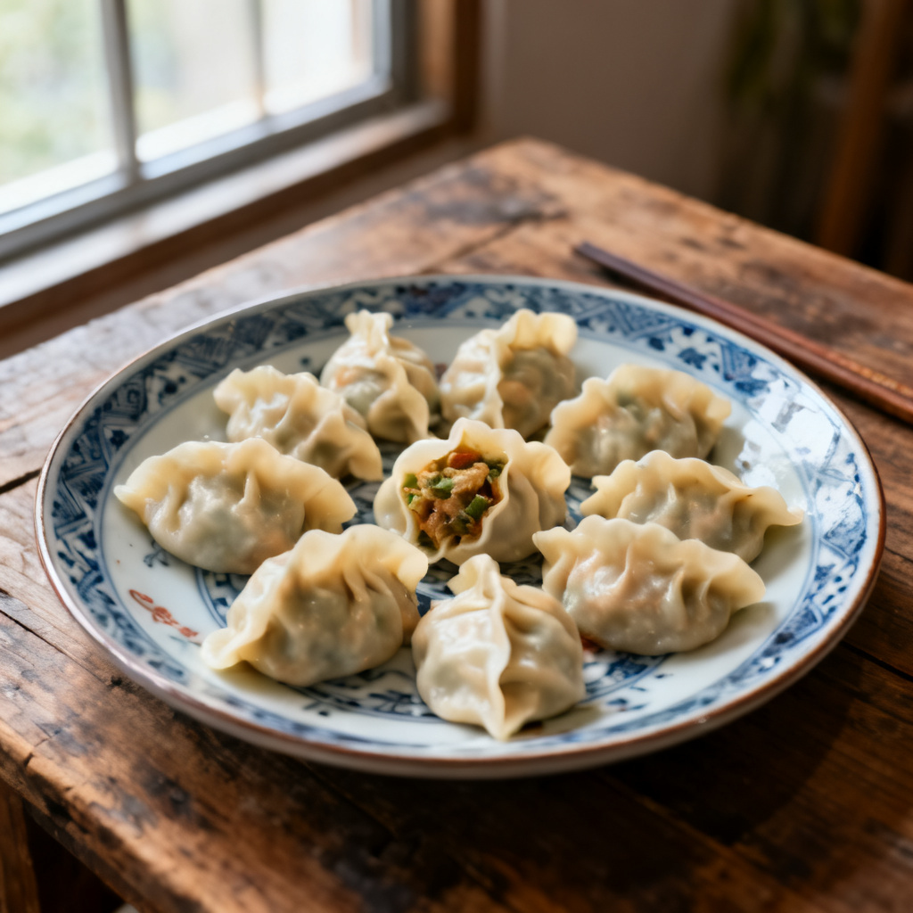 One pan dumplings