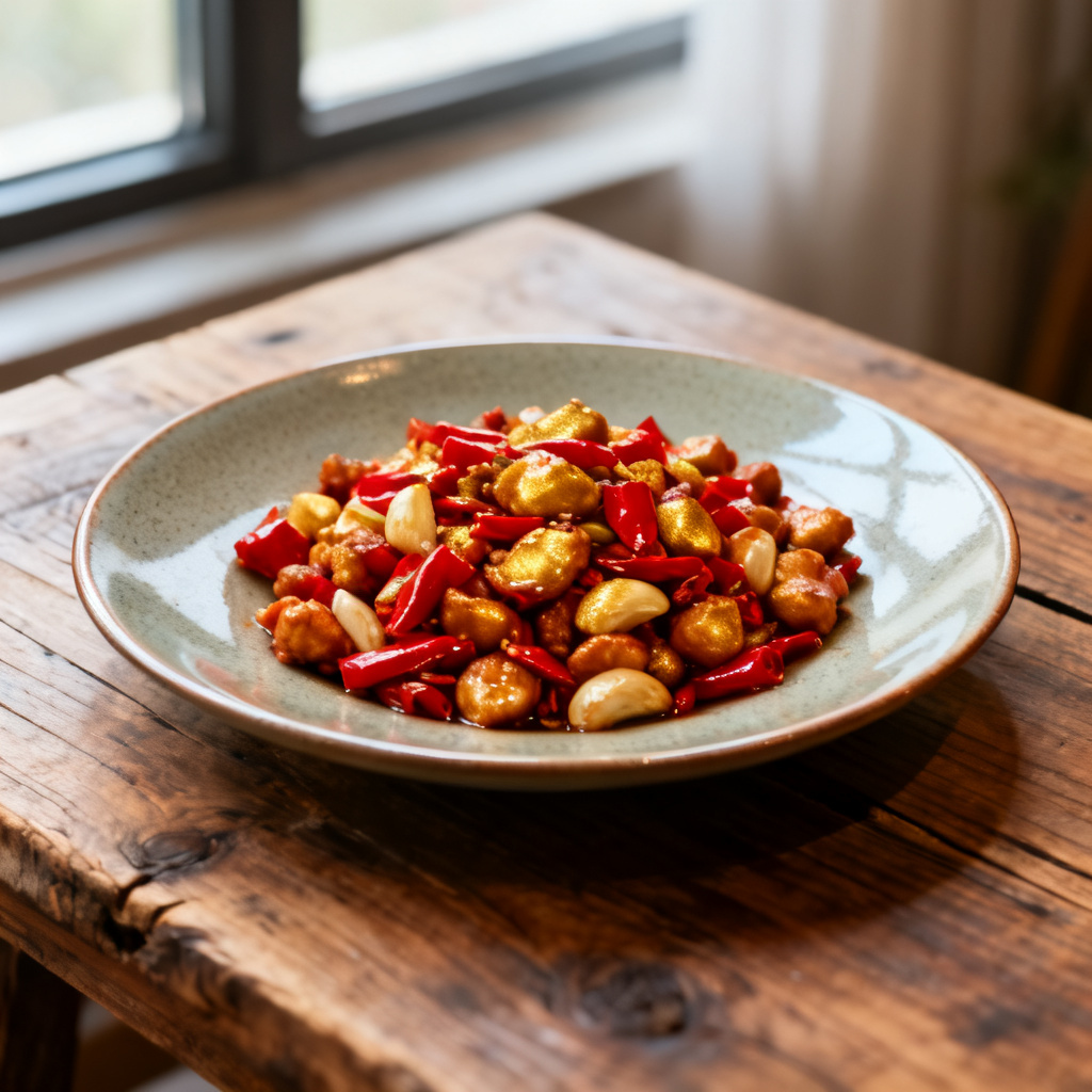 Kung Pao-kål med tofu