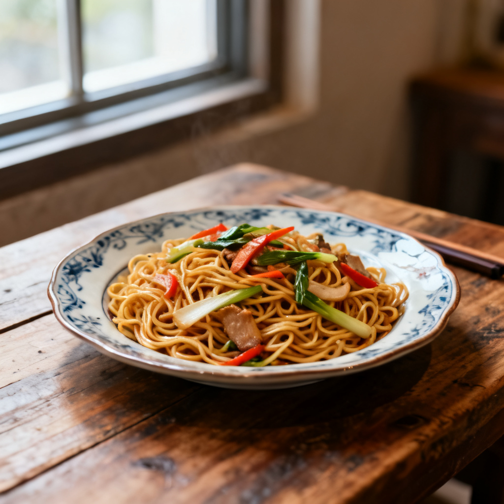 Kyckling Zoodle "Lo Mein" för två