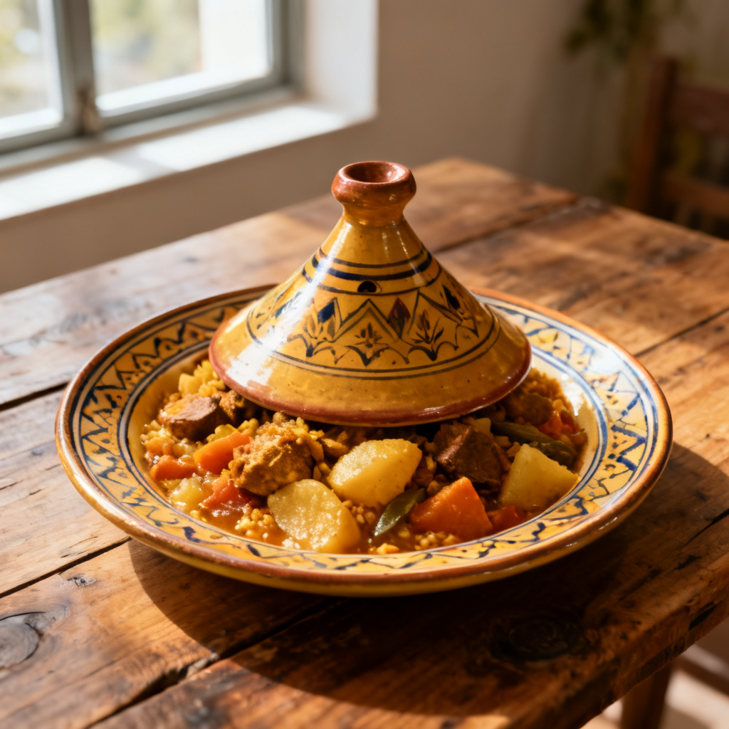 Grönsak tagine med aprikosquinoa