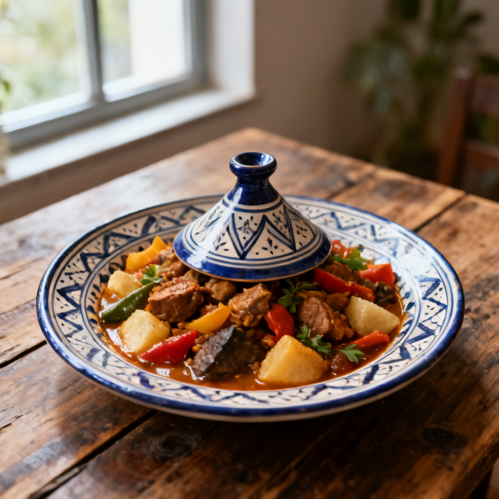 Lamm, aprikos & schalottlök tagine