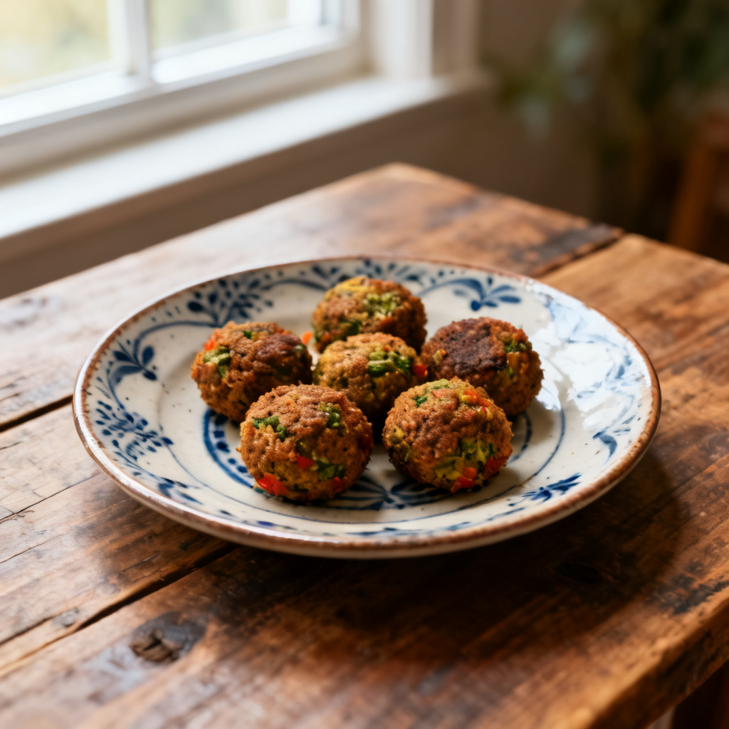 Kranbär och kastanjfalafel