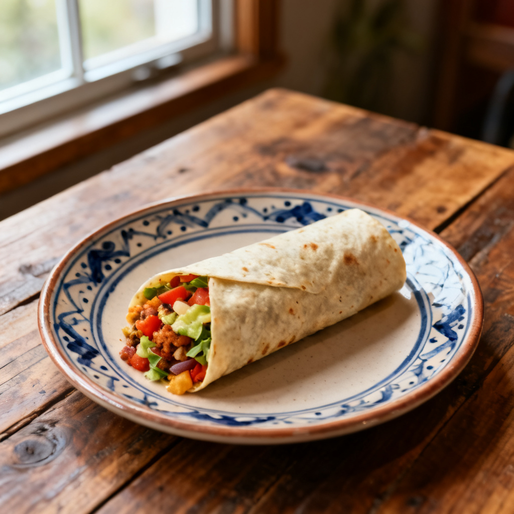 Kycklingburrito