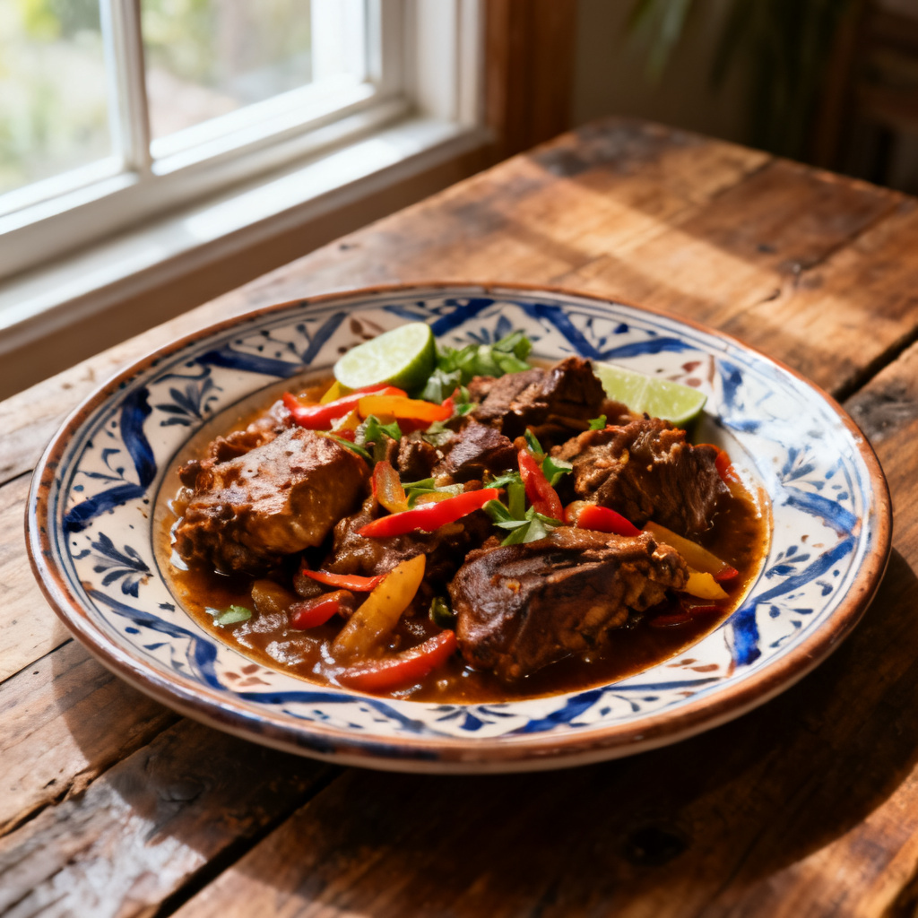 Mexikansk Adobo-rubbad Grillad Fläskfilé