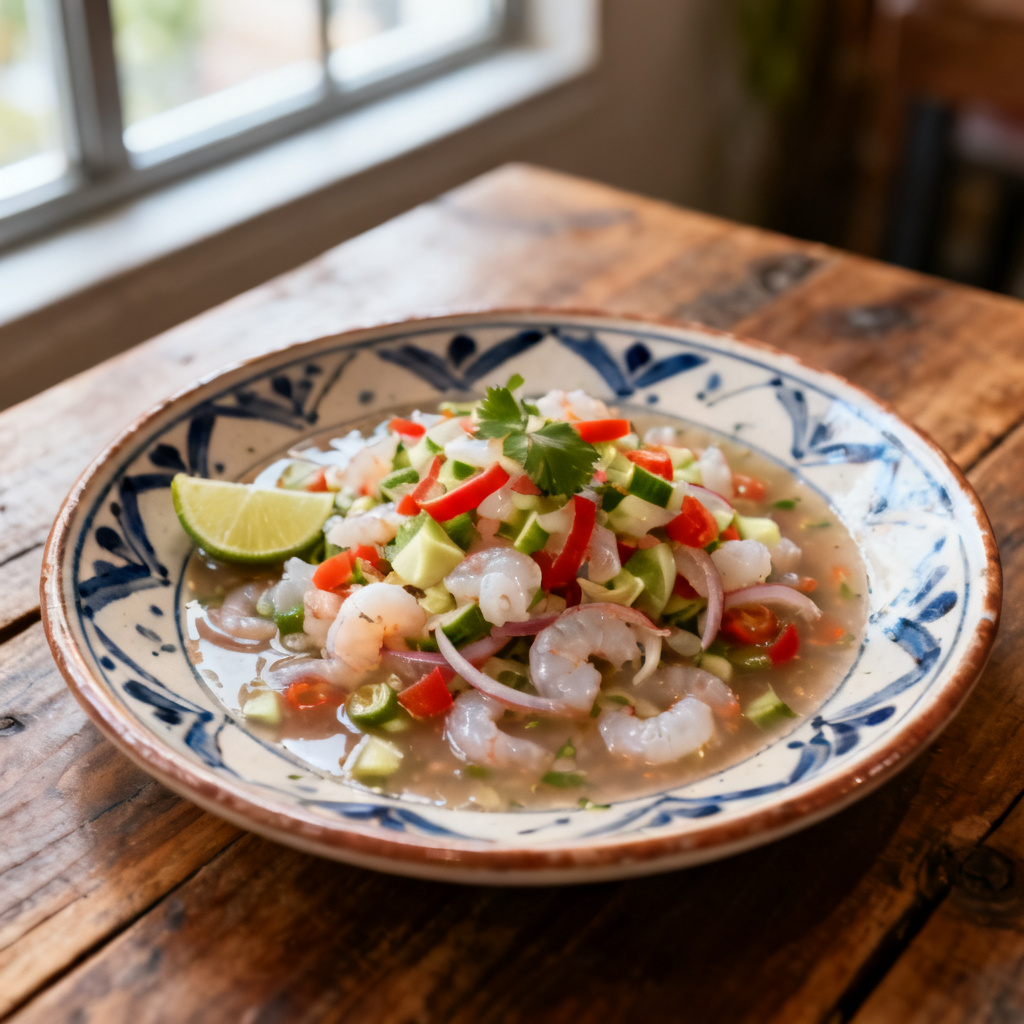 Fava-bönor Aguachile