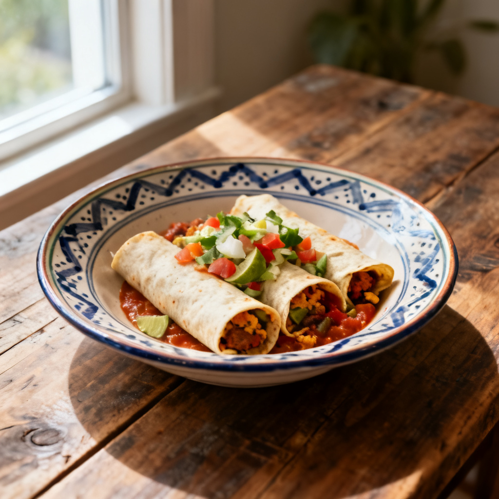 Fattig mans burritoskålar
