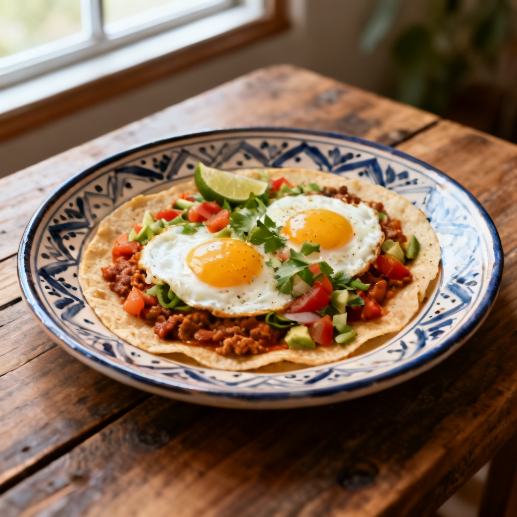 Sydväst-tortillabakade ägg