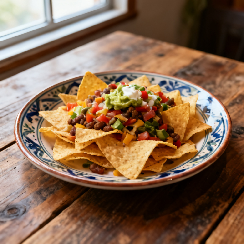 Laddad 'Nacho' Kyckling Tostada