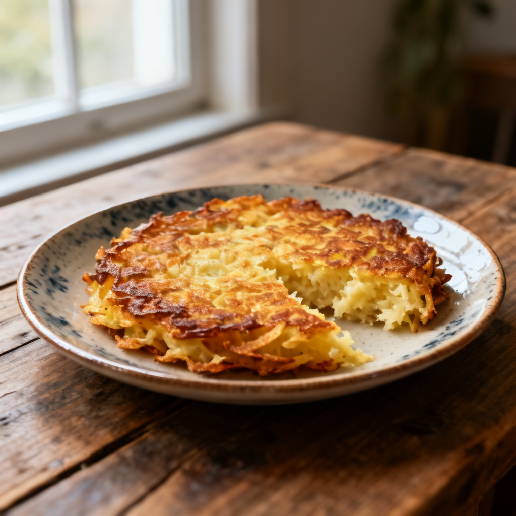 Rödbetsrosti med grön yoghurt & rökt lax