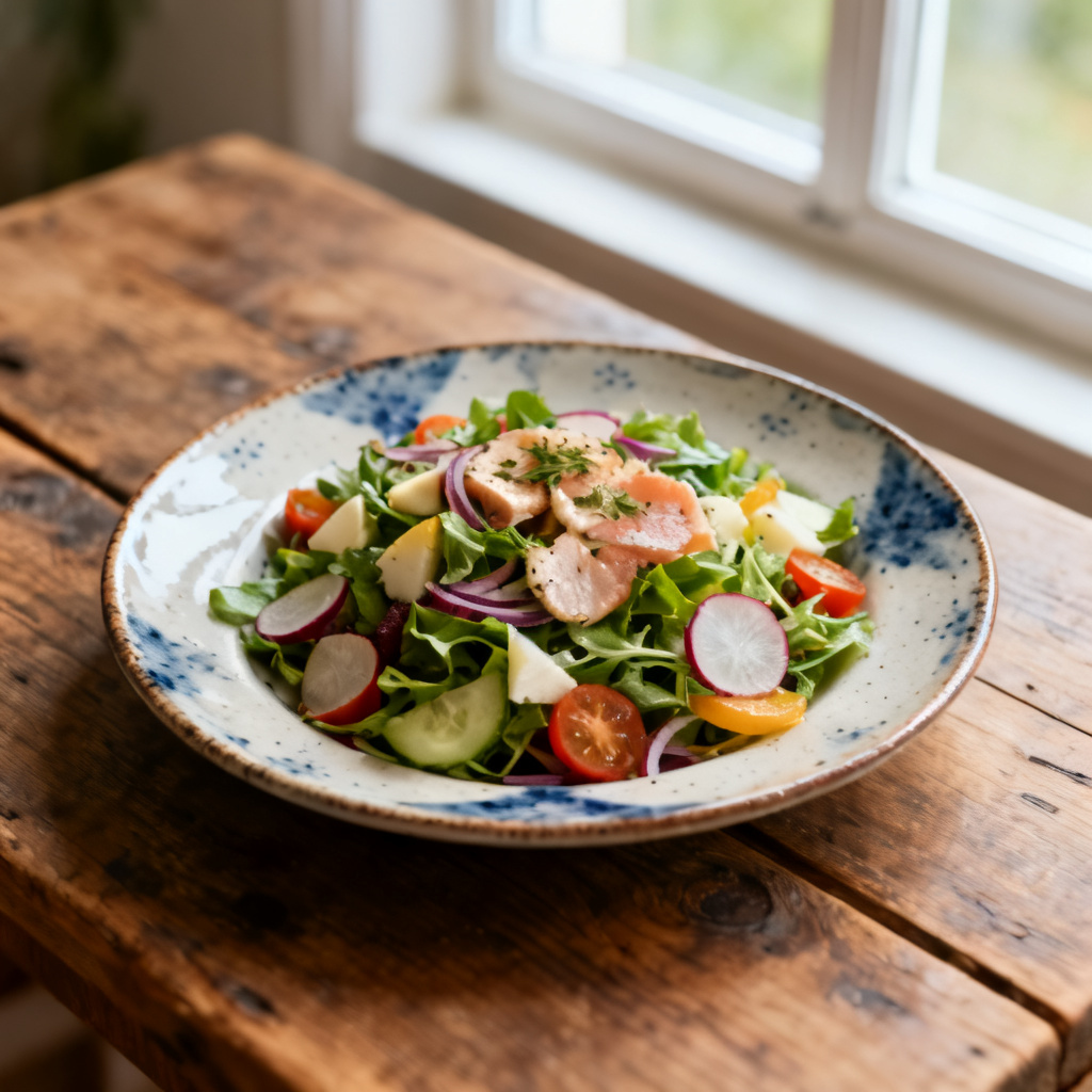 Grillad rödbetssallad med ägg
