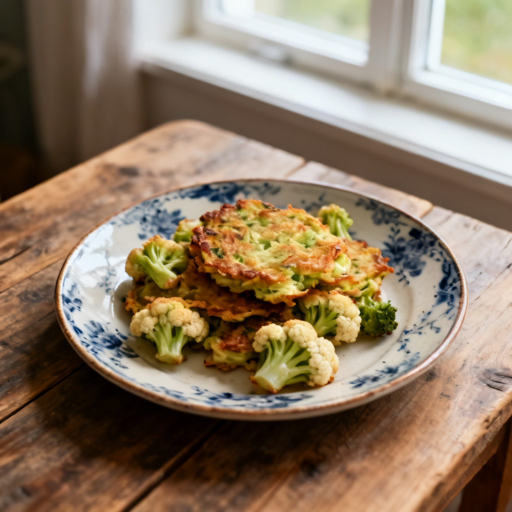 Blomkålsfritter med örtig dippningssås