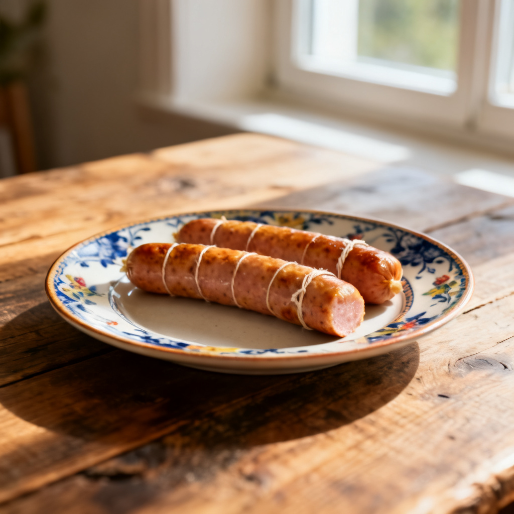 Gör egen Fläskkorv med bacon och äpple