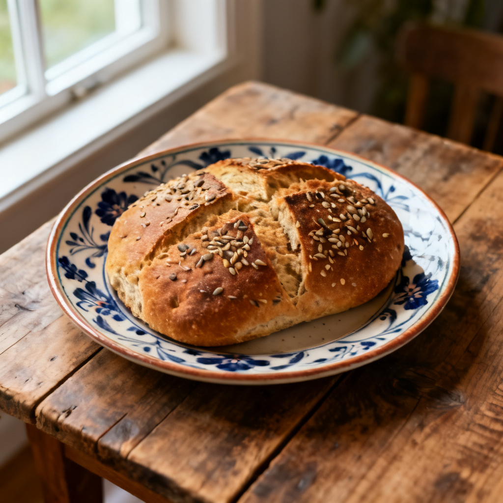 Blandat fröbröd