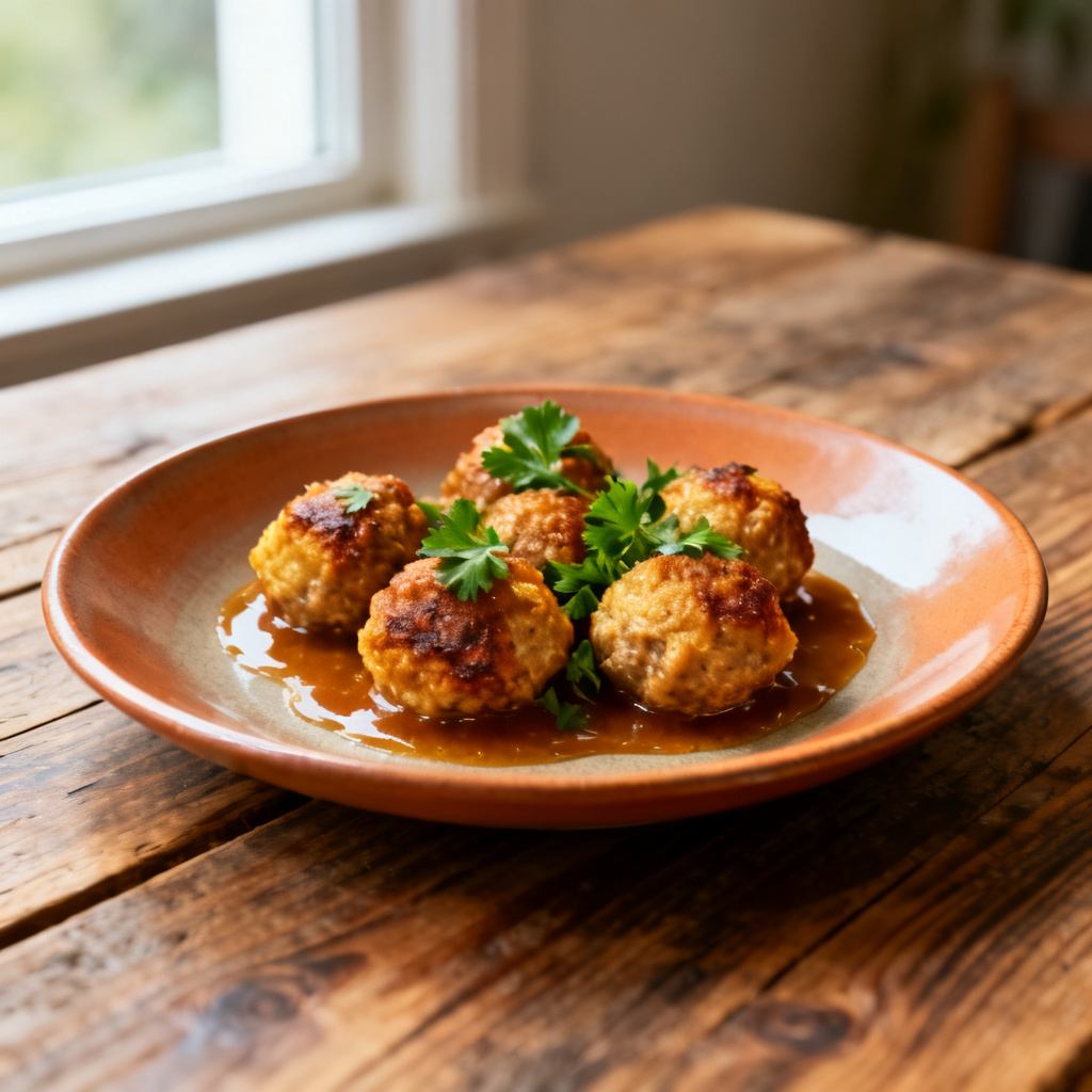 Tacokryddade köttfärsbiffar