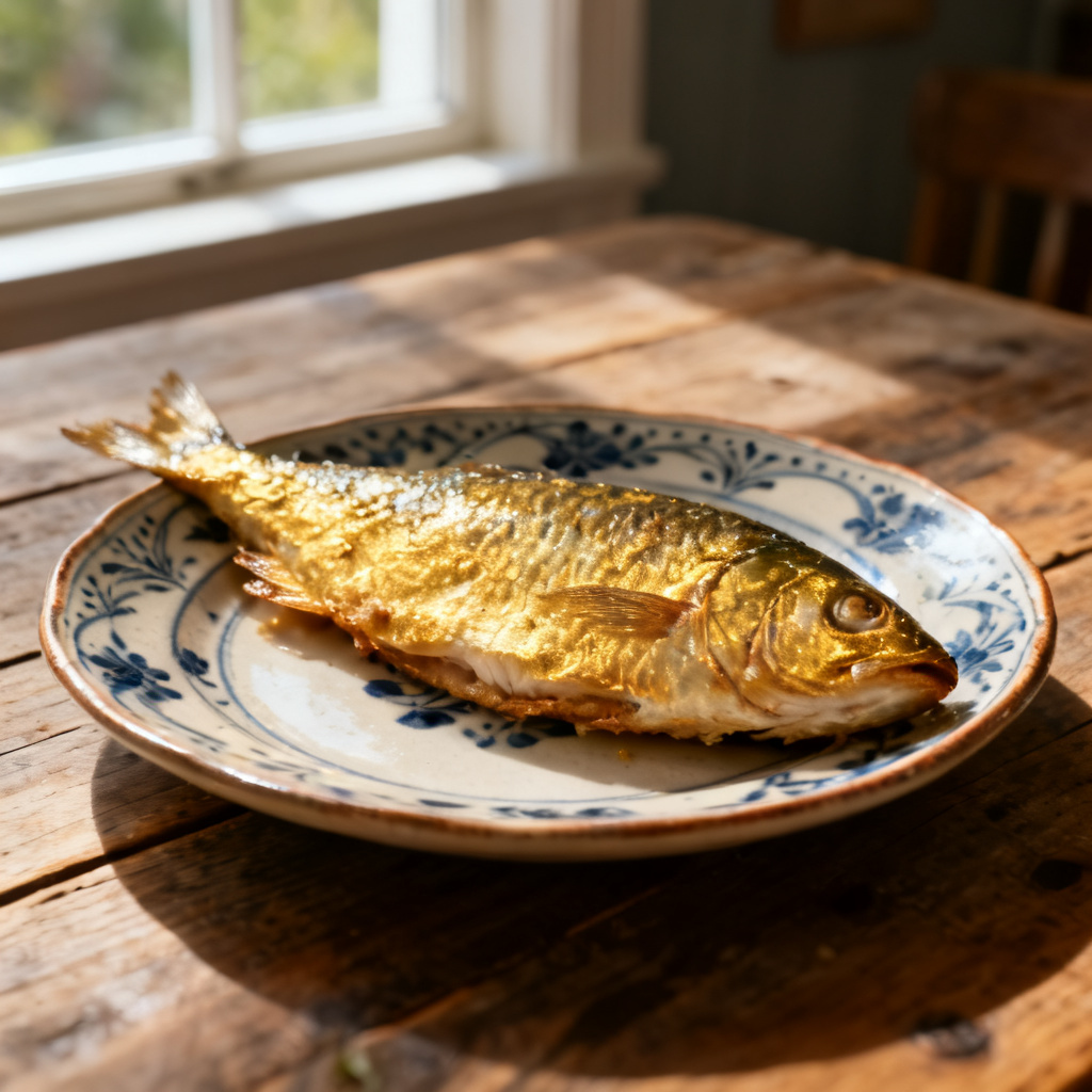 Makrill med dadlar, aubergine och konserverad citronrelish
