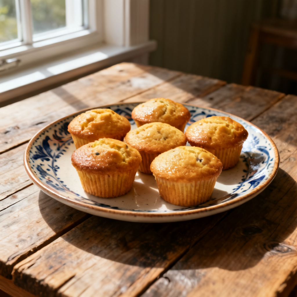 Kokosmuffins med lingon
