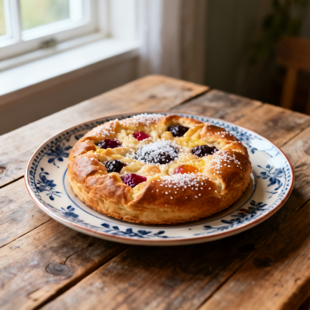 Påskpaj med lammfärs och getost